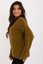 Maglione collo alto in viscosa - 187539