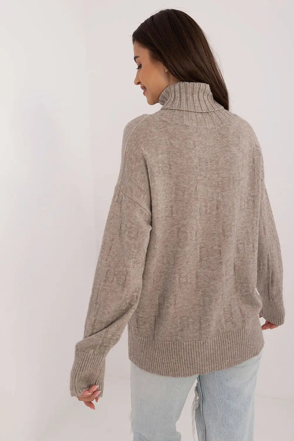 Maglione alto in viscosa - 187539