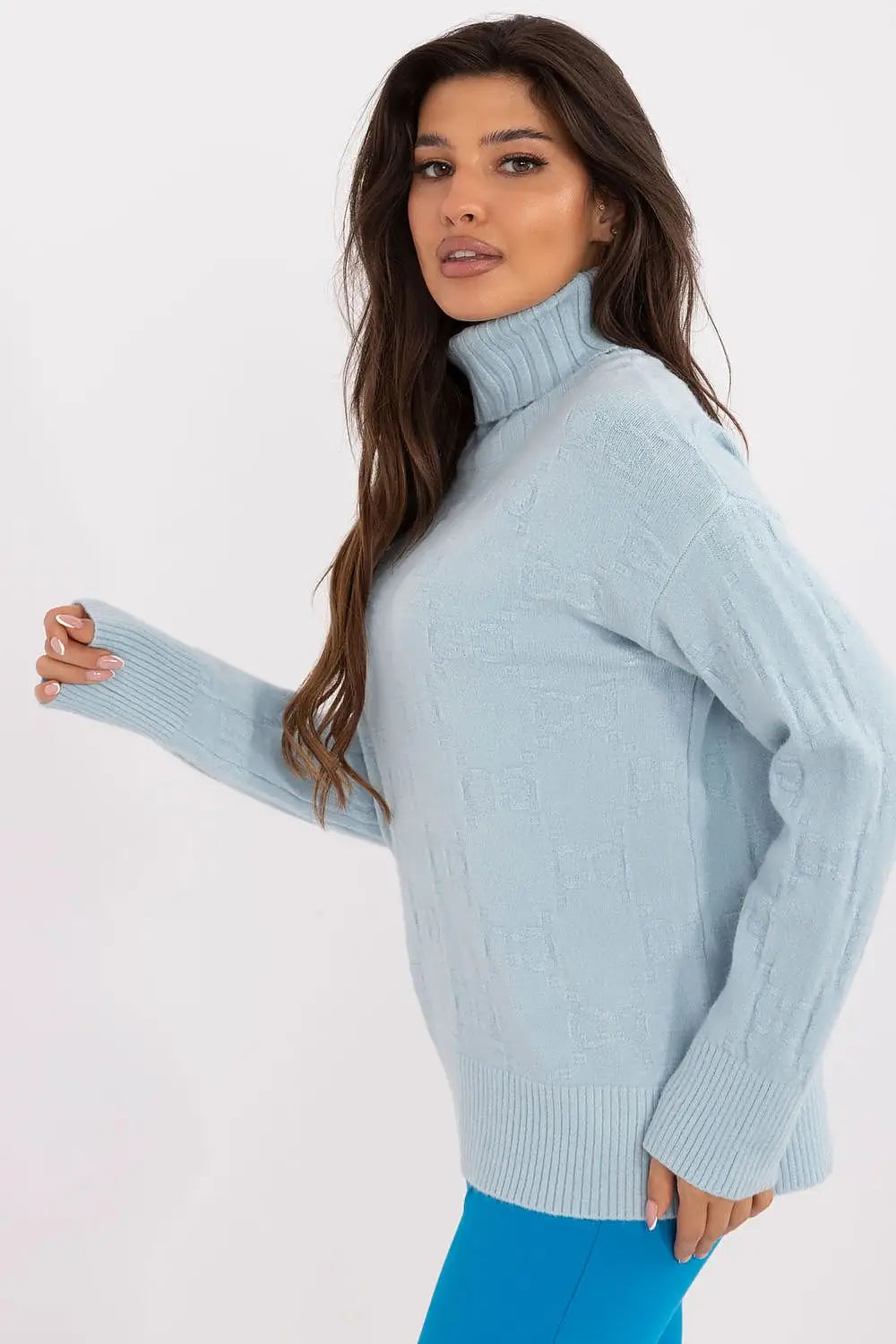 Maglione alto in viscosa - 187539