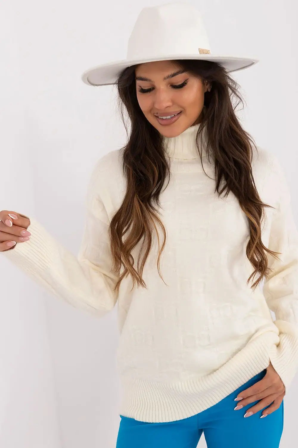 Maglione alto in viscosa - 187539
