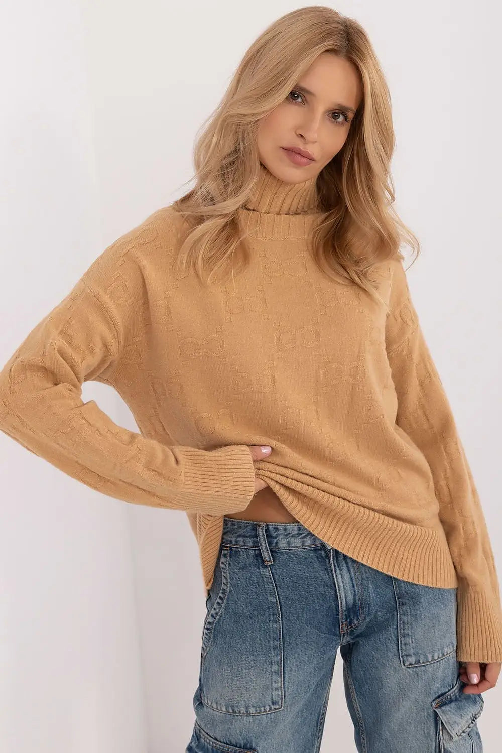 Maglione alto in viscosa - 187539