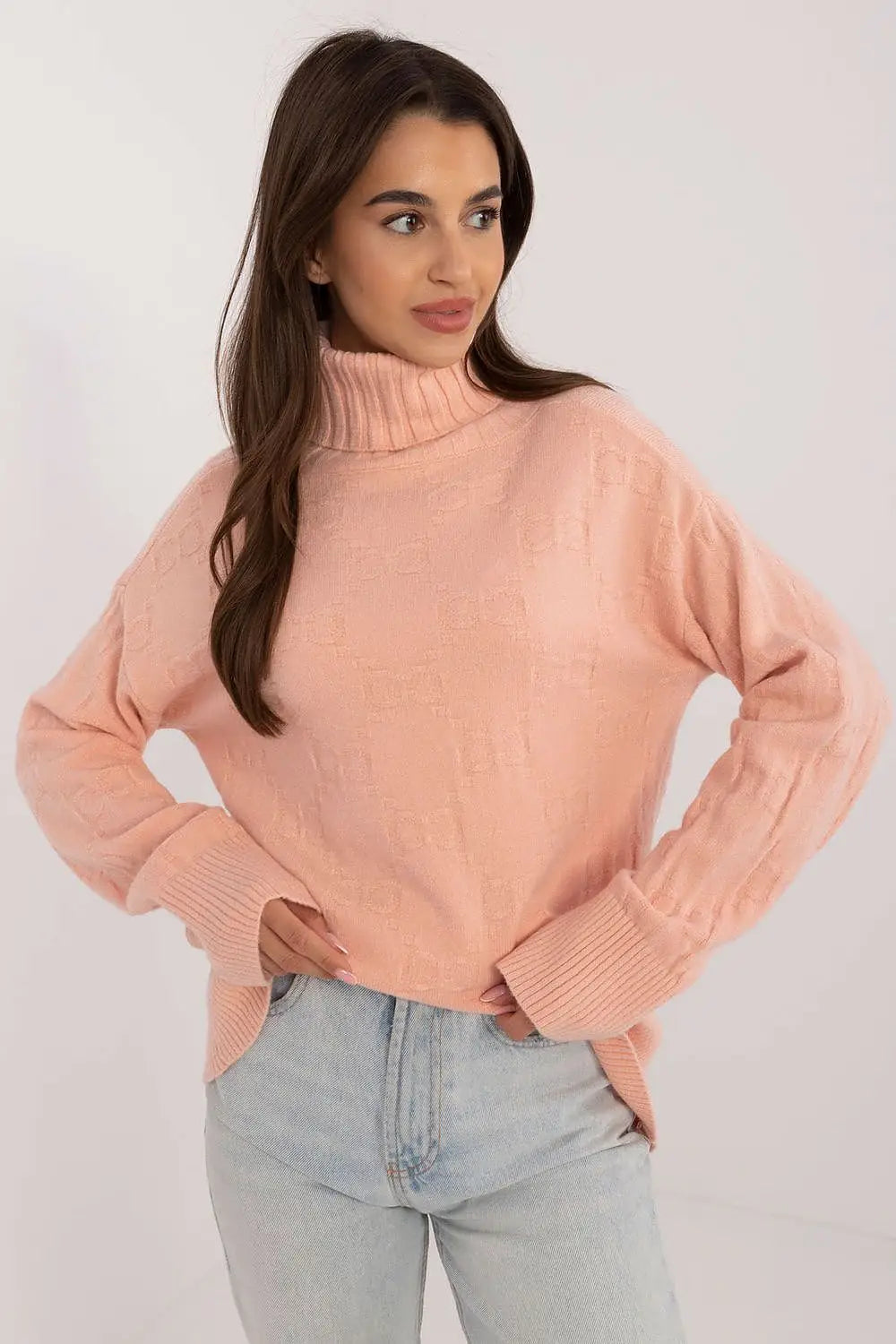 Maglione alto in viscosa - 187539
