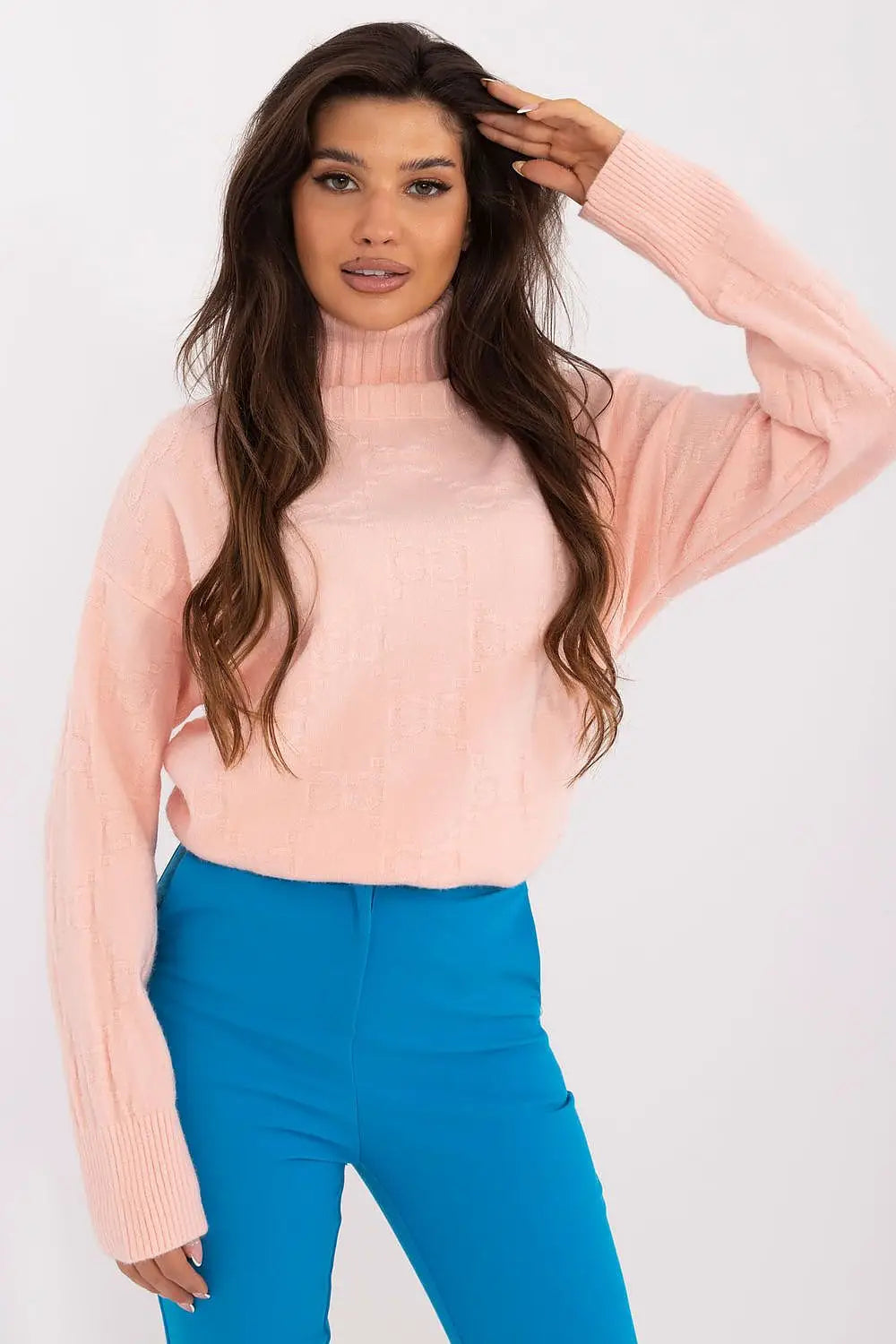 Maglione alto in viscosa - 187539