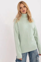 Maglione alto in viscosa - 187539
