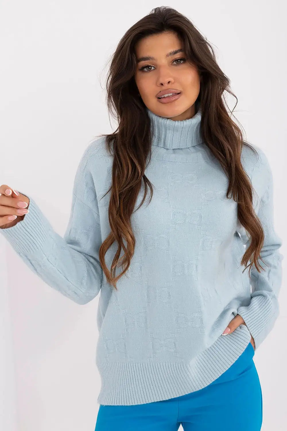 Maglione alto in viscosa - 187539