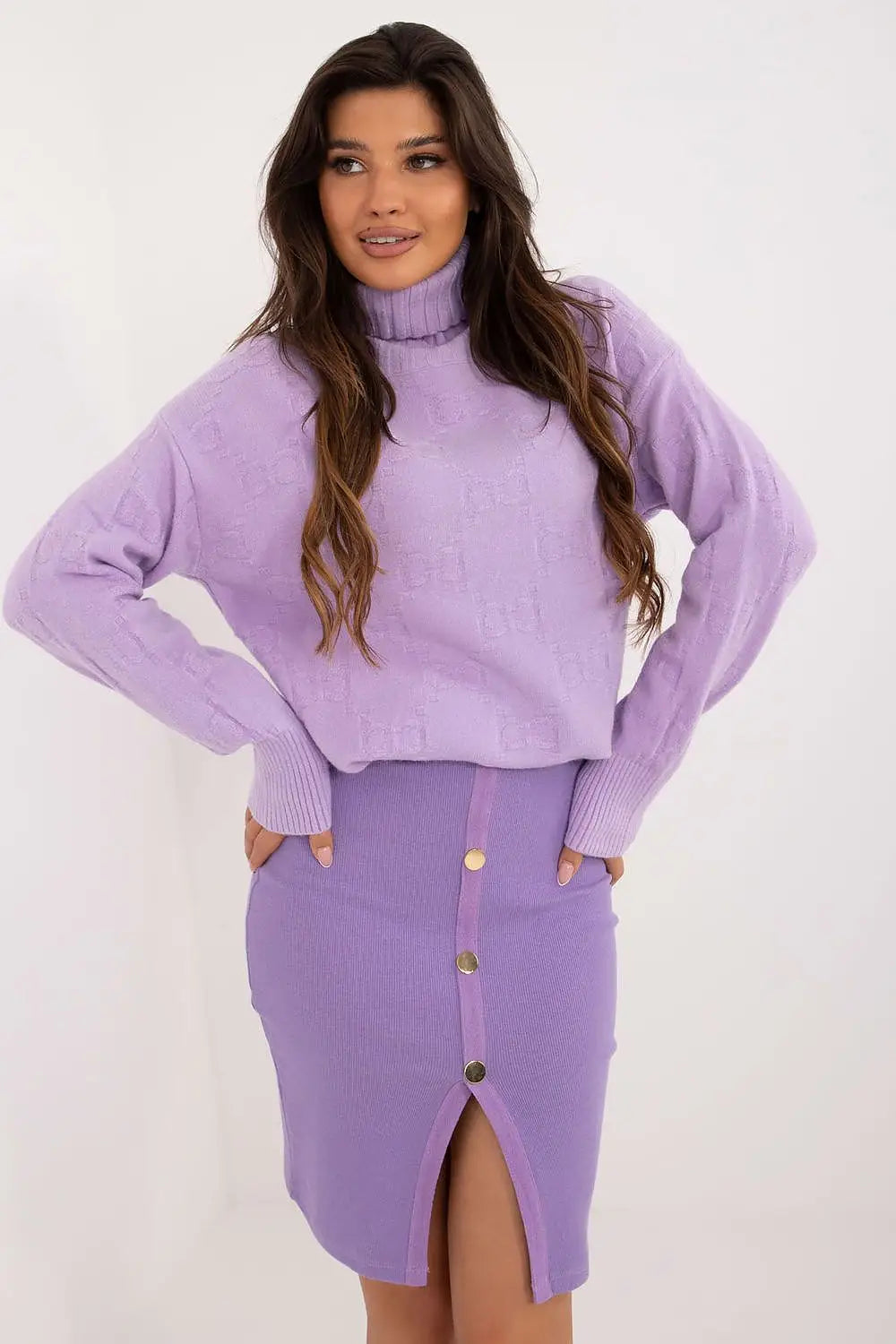Maglione alto in viscosa - 187539