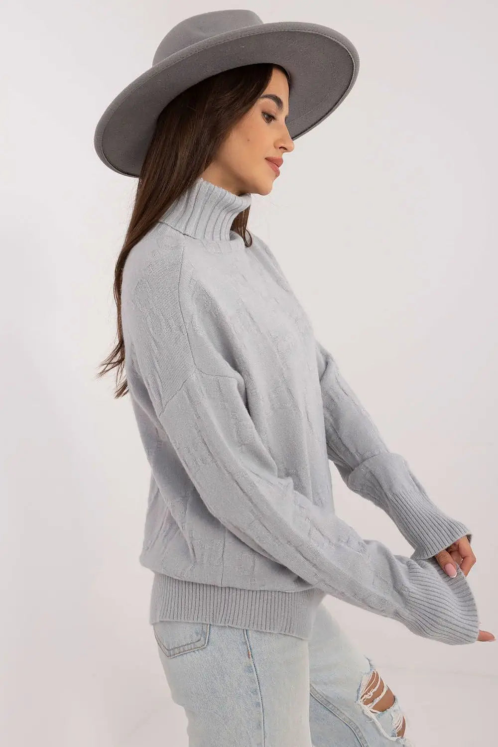 Maglione alto in viscosa - 187539