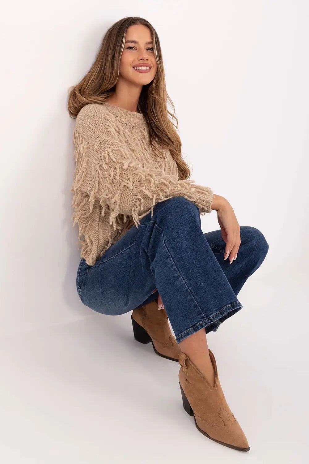 Maglione con frange - 217049