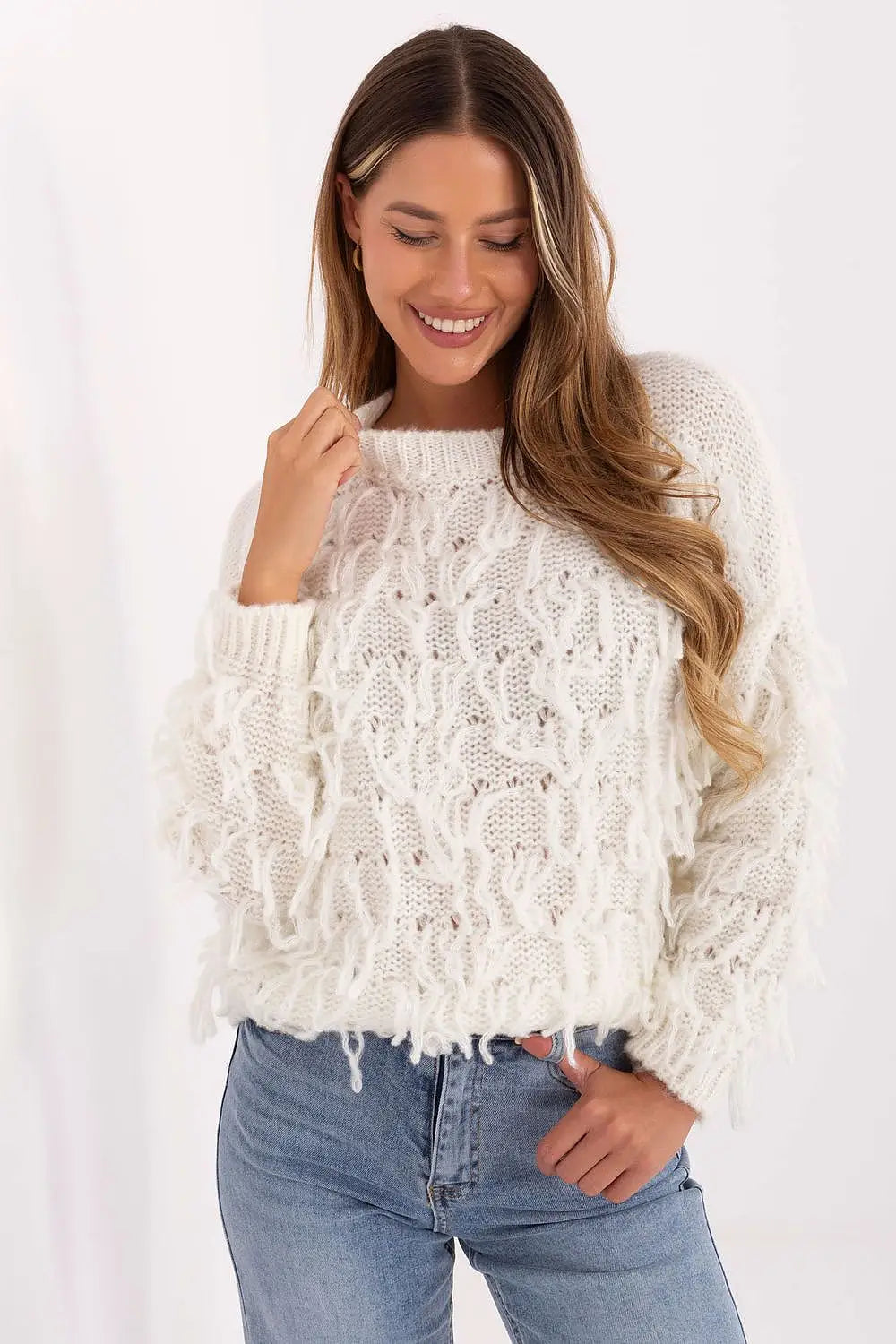 Maglione con frange - 217049