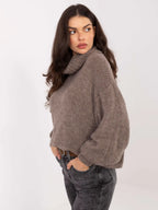 Maglione da donna a alto in mohair - 221853