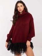 Maglione da donna a alto in mohair - 221853