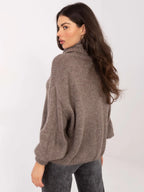 Maglione da donna a alto in mohair - 221853