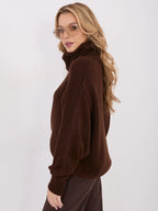 Maglione da donna a alto in mohair - 221853