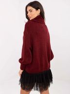 Maglione da donna a alto in mohair - 221853