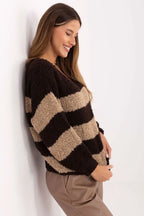 Maglione da donna a righe - 219225