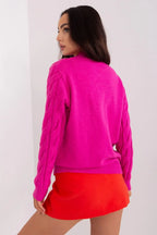 Maglione da donna con motivo a trecce - 186736