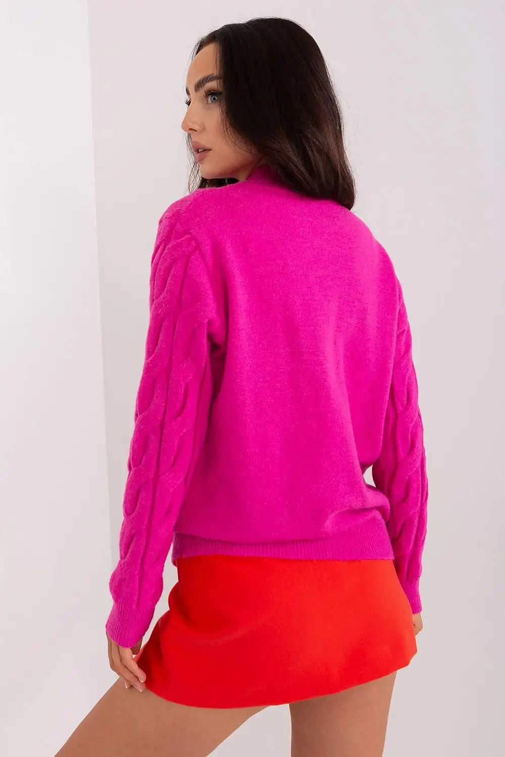 Maglione da donna con motivo a trecce - 186736