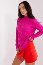 Maglione da donna con motivo a trecce - 186736