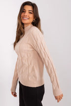 Maglione da donna con motivo a trecce - 186736