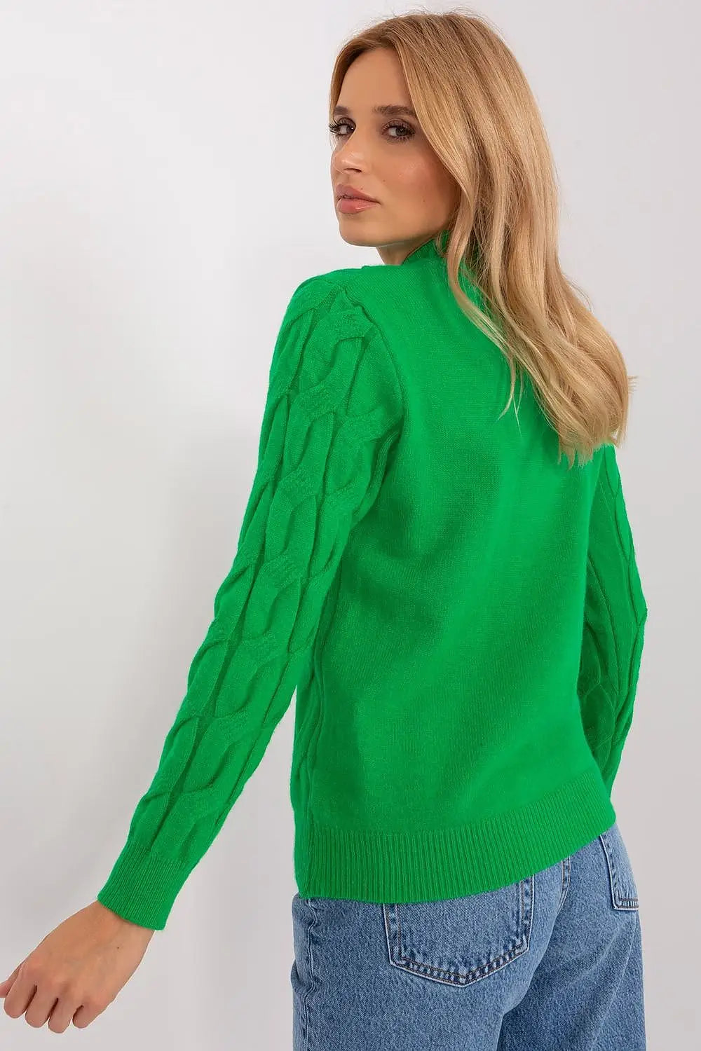 Maglione da donna con motivo a trecce - 186736