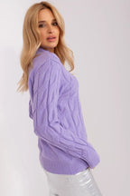 Maglione da donna con motivo a trecce - 186736