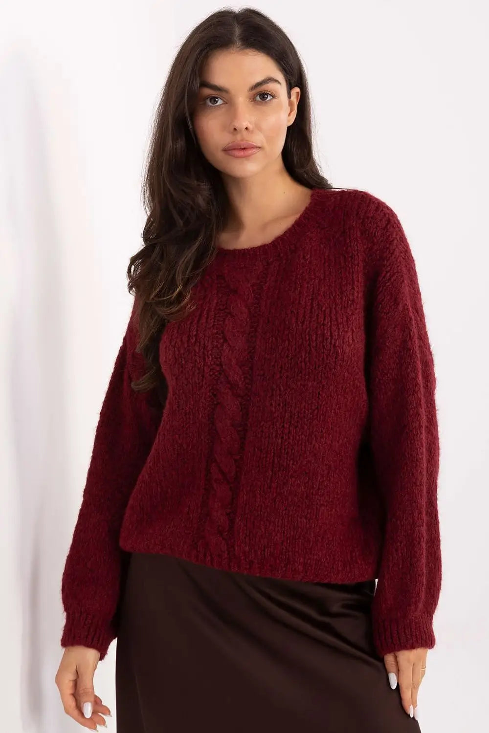 Maglione da donna in lana e viscosa - 221579