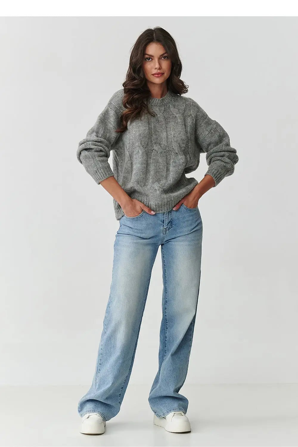 Maglione da donna in morbida miscela di kid mohair - 217355