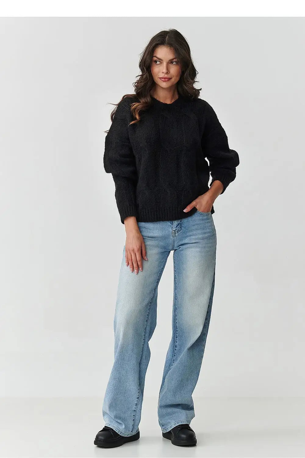 Maglione da donna in morbida miscela di kid mohair - 217355