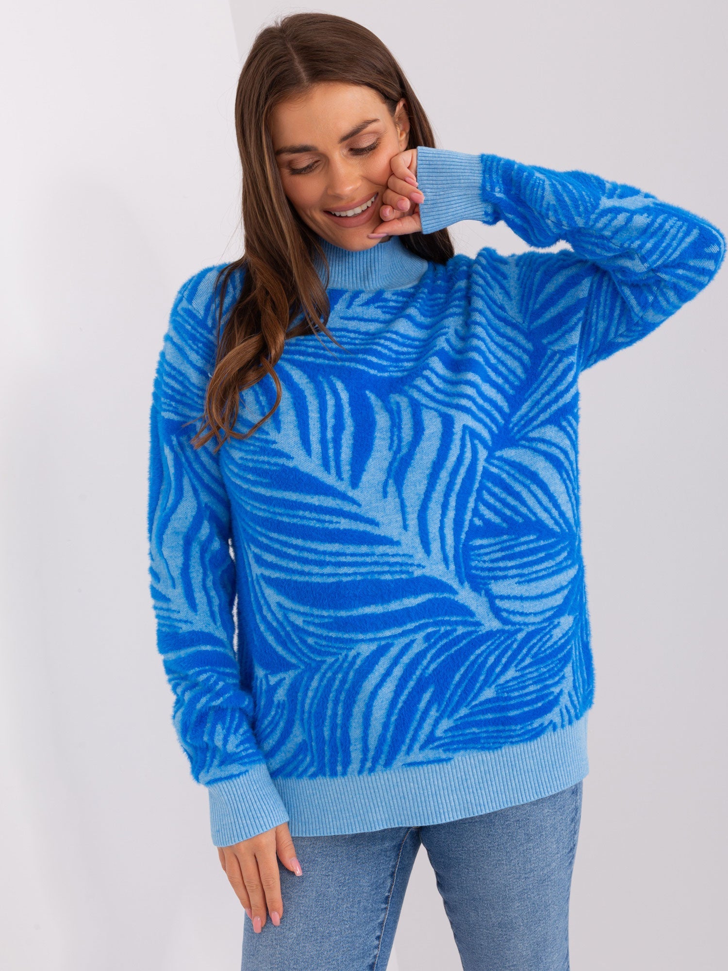 Maglione dolcevita in calda viscosa - 235796