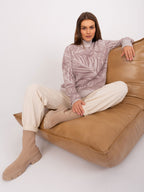 Maglione dolcevita in calda viscosa - 235796