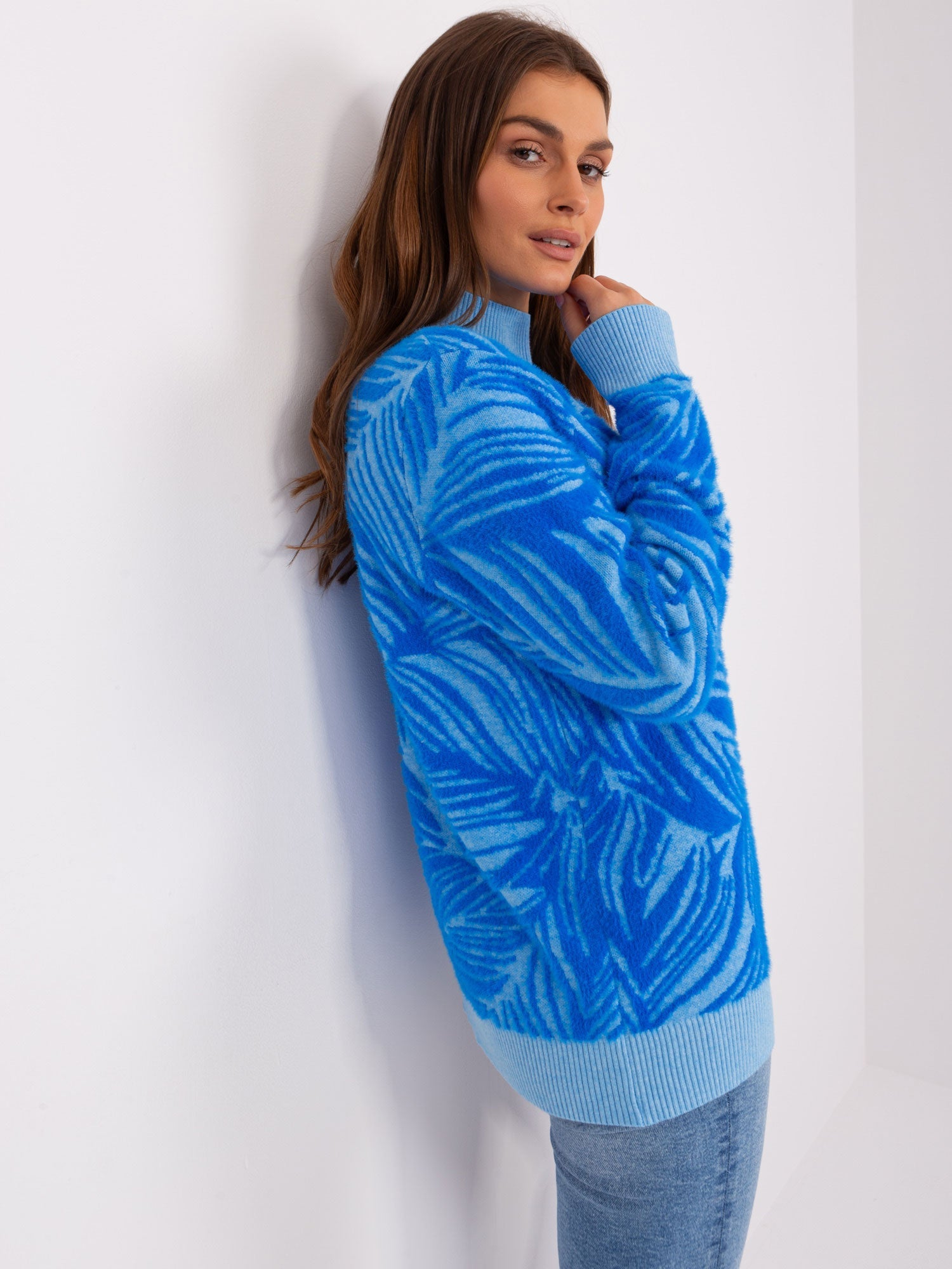 Maglione dolcevita in calda viscosa - 235796