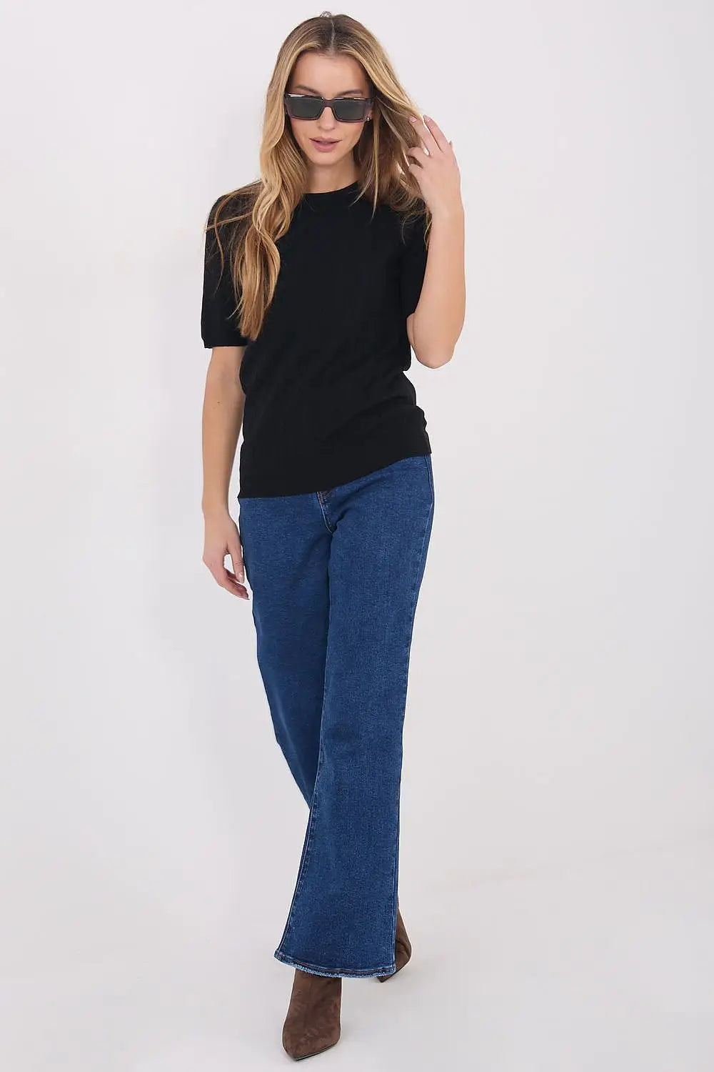 Maglione donna a in viscosa elasticizzata - 222830