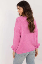 Maglione da donna con balze sulle maniche - LUCY - 201303