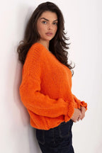 Maglione da donna con balze sulle maniche - LUCY - 201303