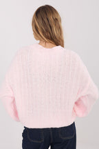 Maglione da donna caldo con lana e viscosa - 223409