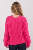 Maglione da donna caldo con lana e viscosa - 223409