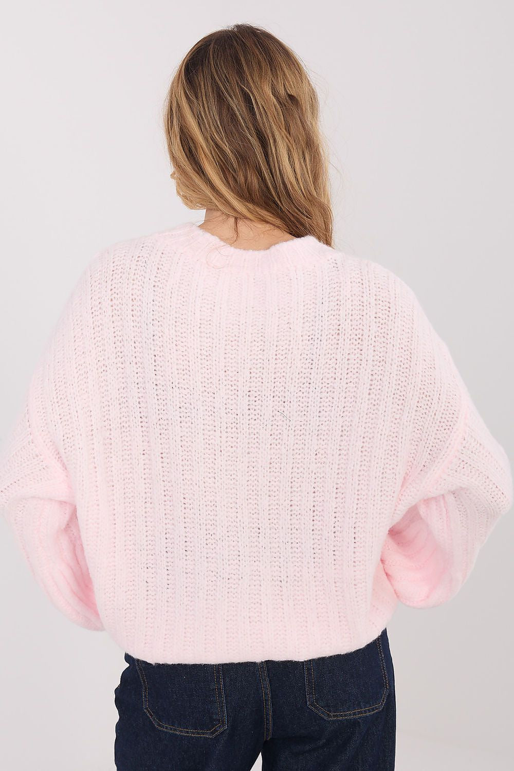 Maglione da donna caldo con lana e viscosa - 223409