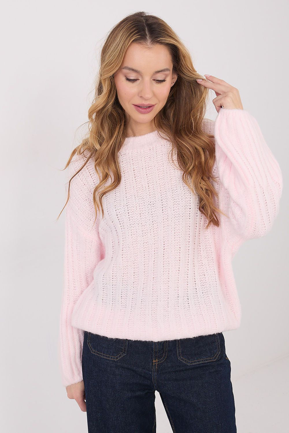 Rosa / Universale Maglione da donna caldo con lana