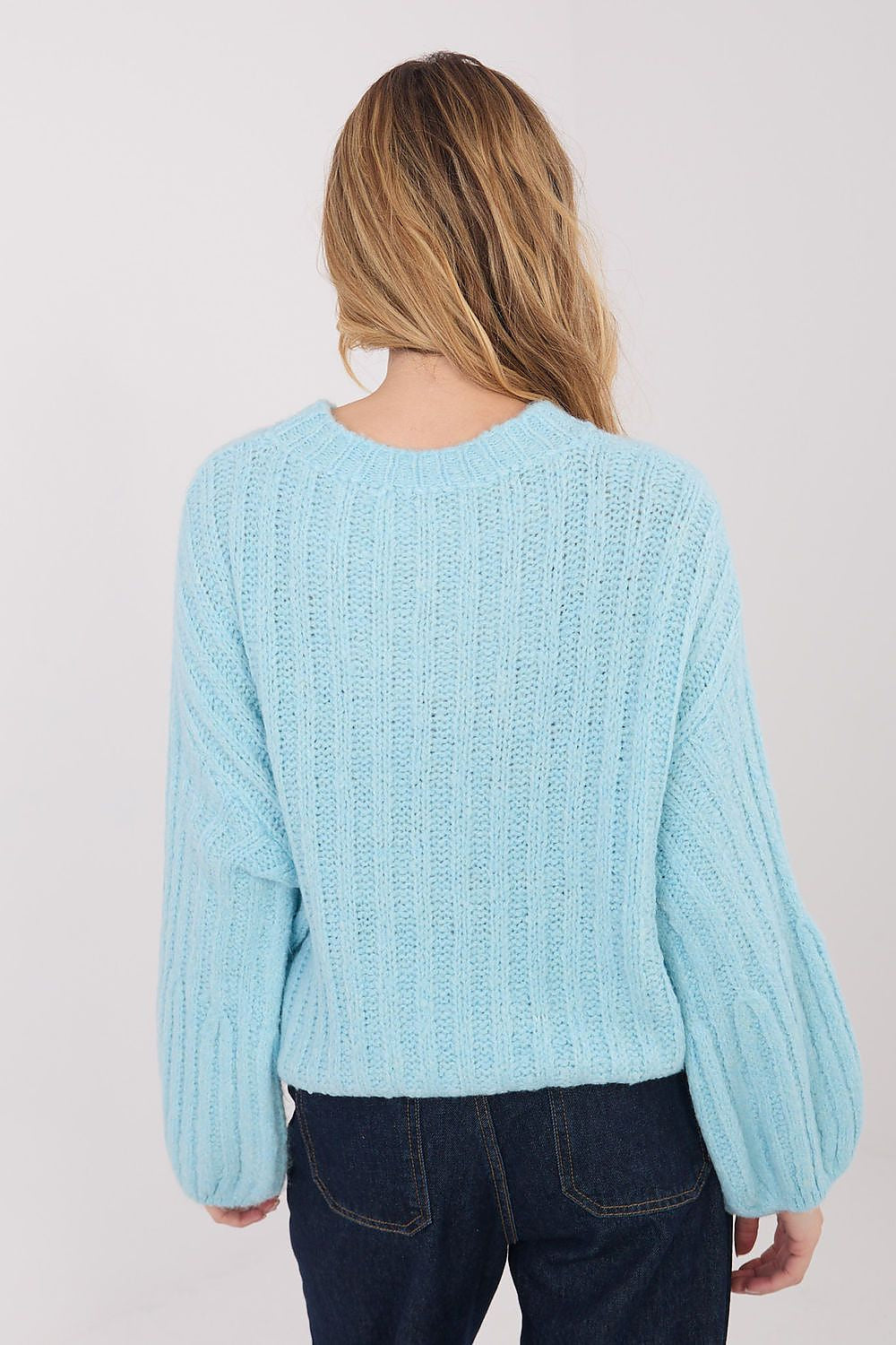 Maglione da donna caldo con lana e viscosa - 223409