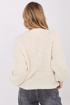 Maglione donna in maglia a nido d’ape - 223168