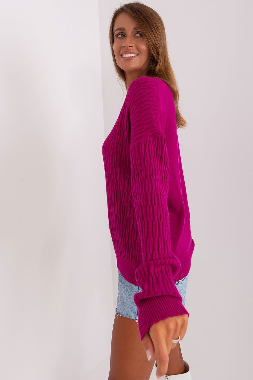 Maglione da donna in misto viscosa - 185717