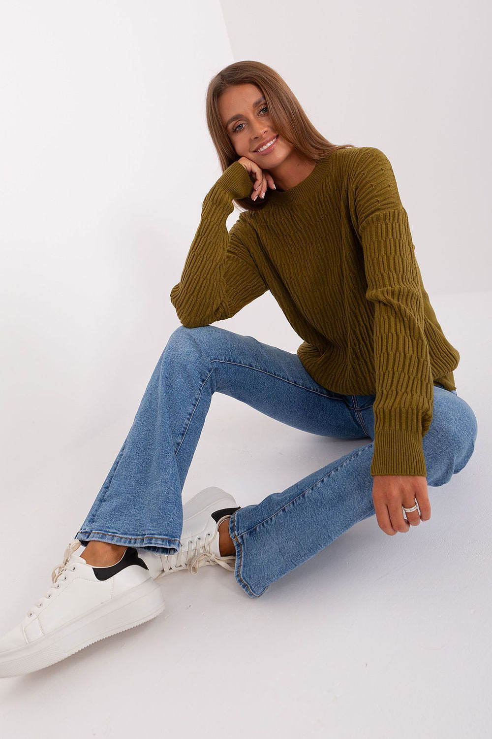 Maglione da donna in misto viscosa - 185717