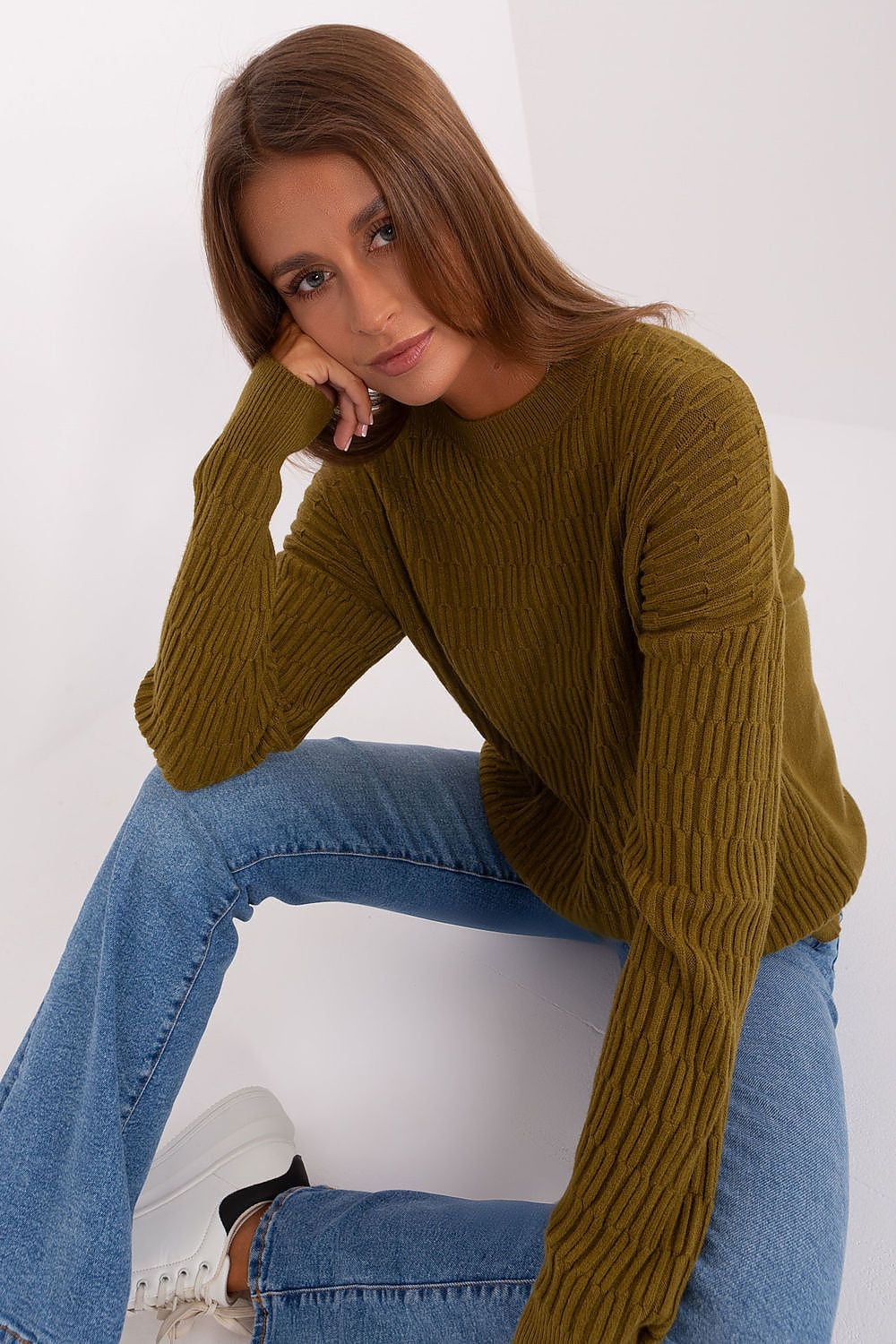Maglione da donna in misto viscosa - 185717