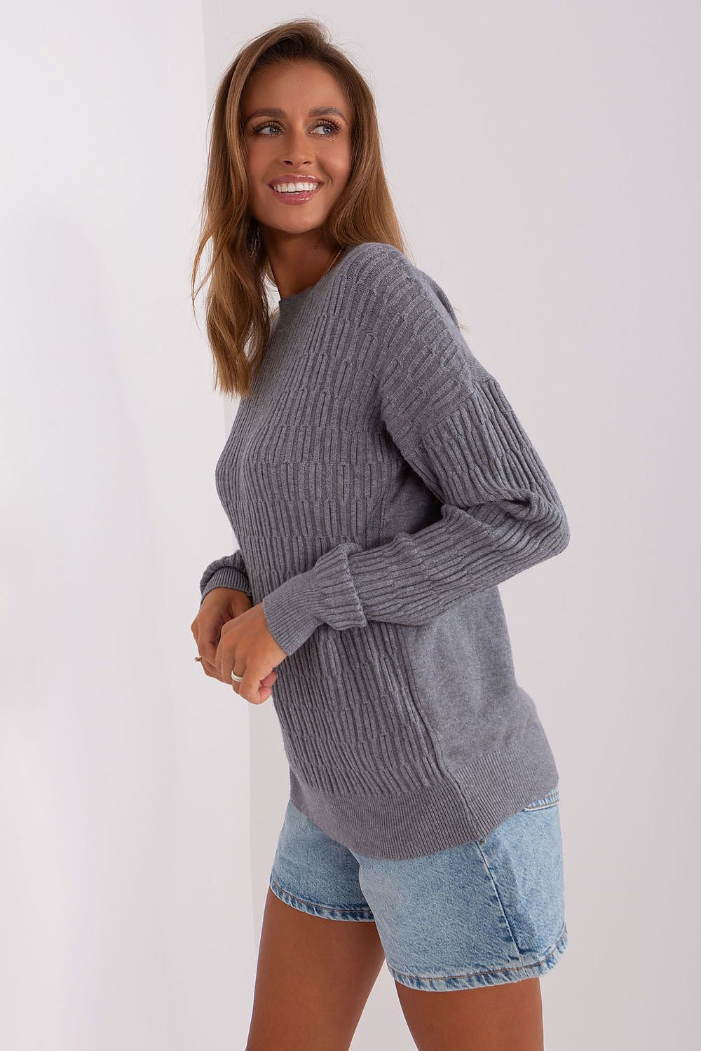 Maglione da donna in misto viscosa - 185717