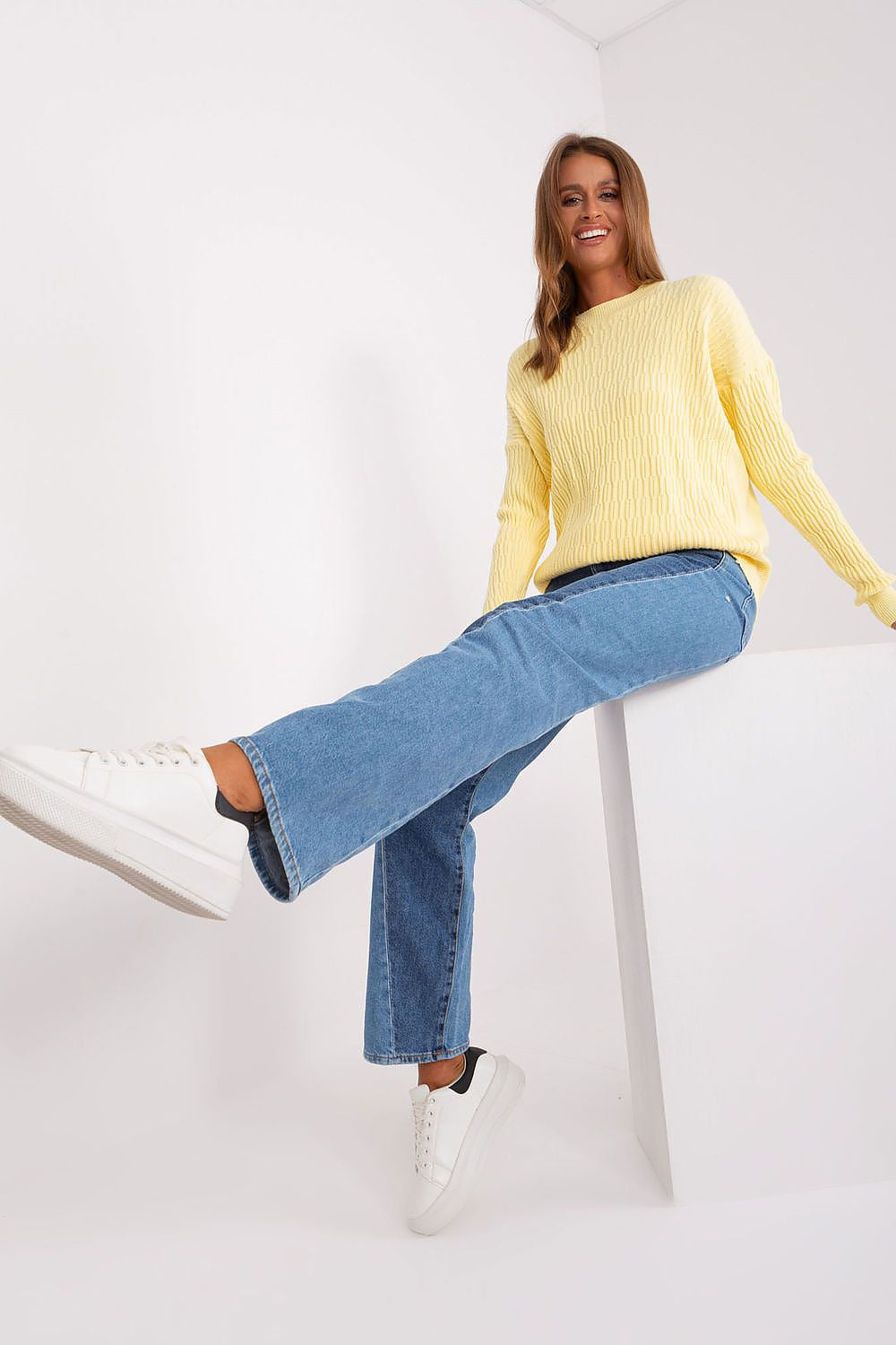 Maglione da donna in misto viscosa - 185717