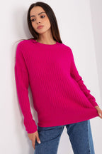 Rosa / Universale Maglione da donna in misto viscosa