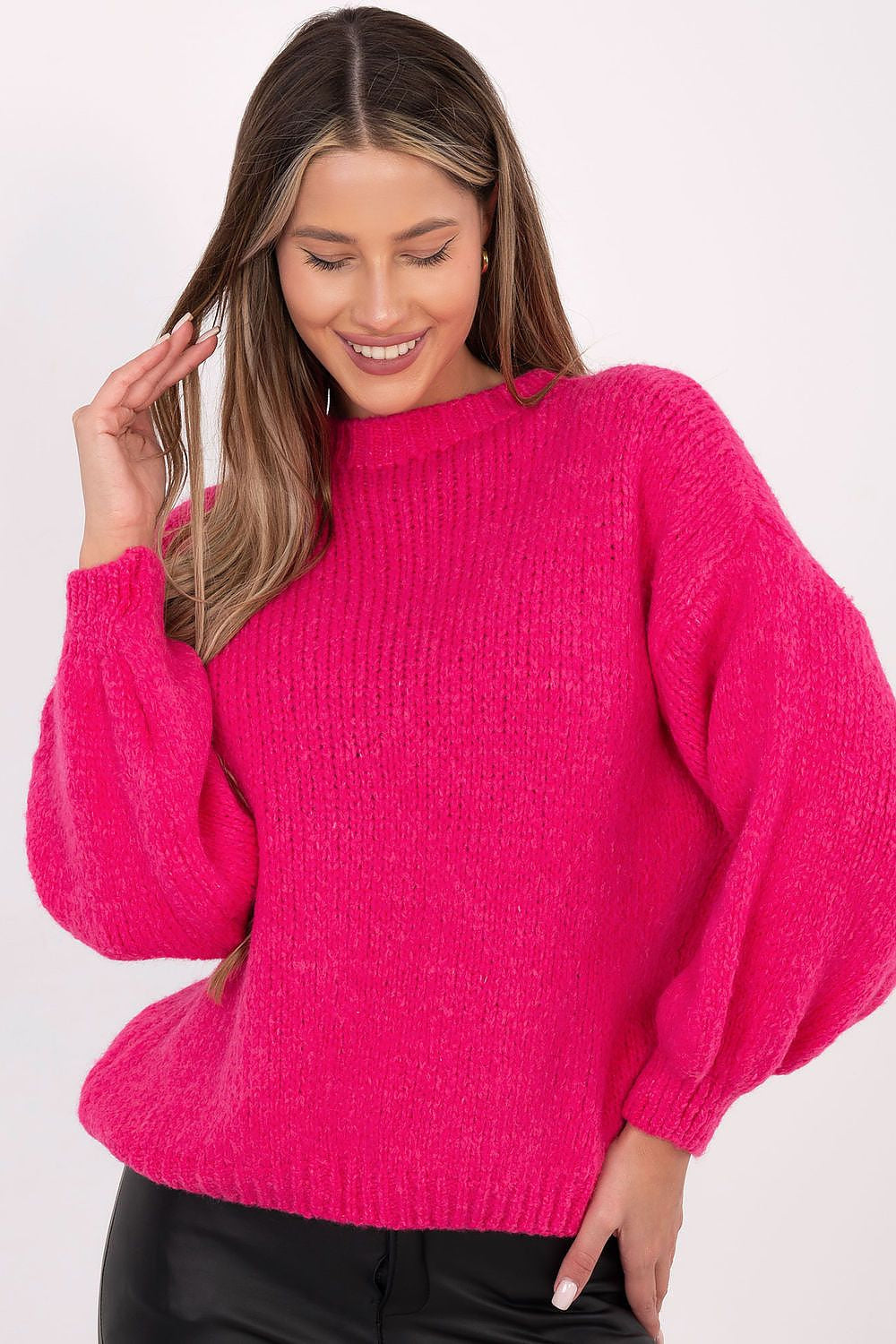rosa 2 / Universale Maglione donna in morbida miscela