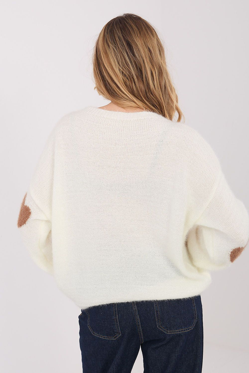 Maglione da donna con motivo a cuori - 223423