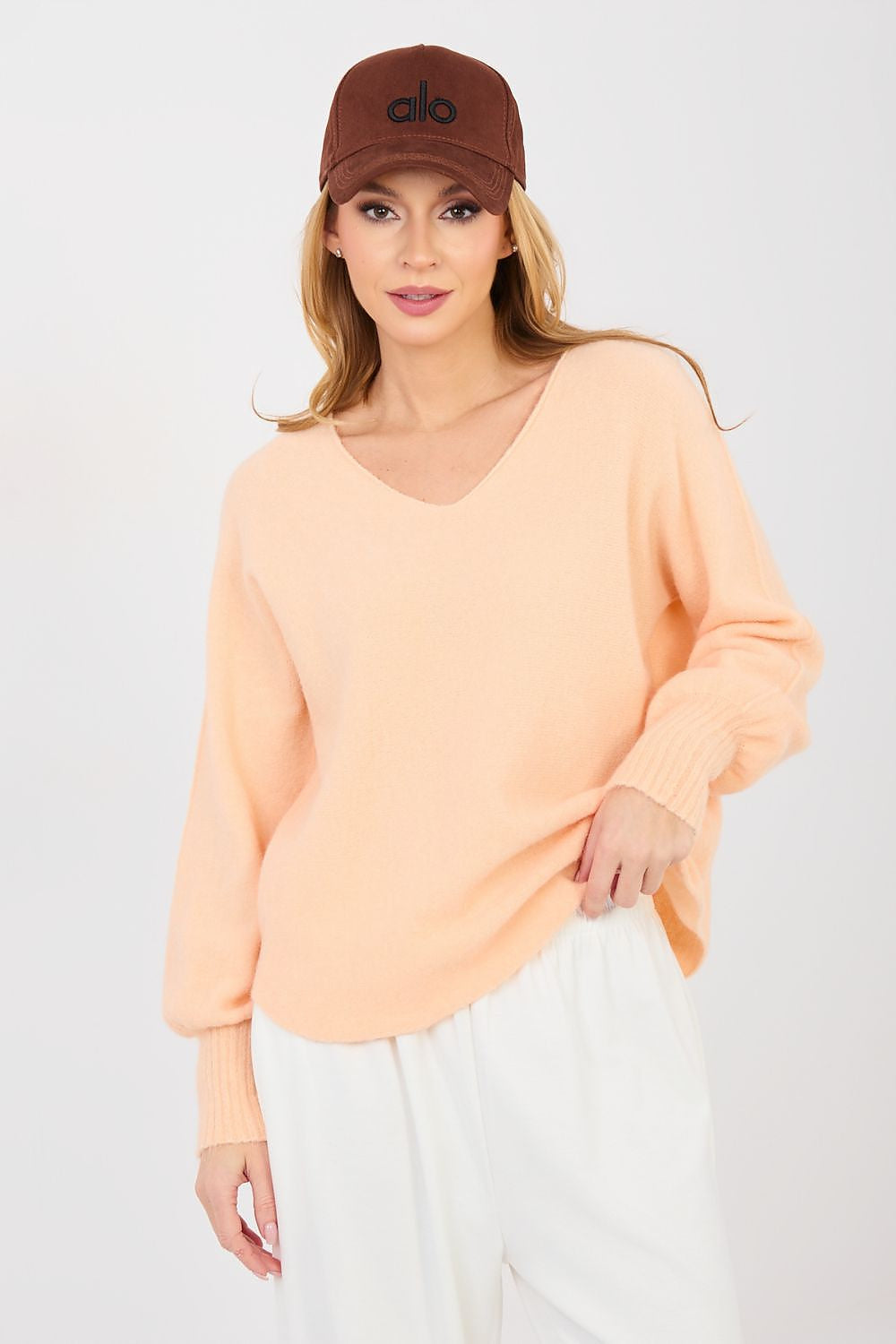 Maglione da donna con scollo a V - 223896