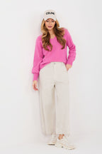 Maglione da donna con scollo a V - 223896